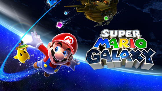 Mario Galaxy Key Art